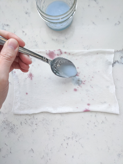 red wine on clothes stain remover