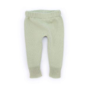 sustainable gender neutral baby pant in light green